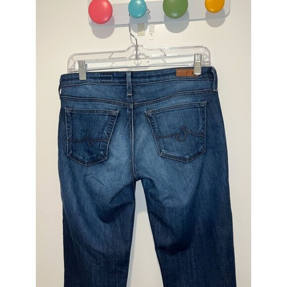 AG Adriano Goldschmied The Stilt Cigarette Leg Jeans Dark Wash Womens Size 27 De - Picture 5 of 10
